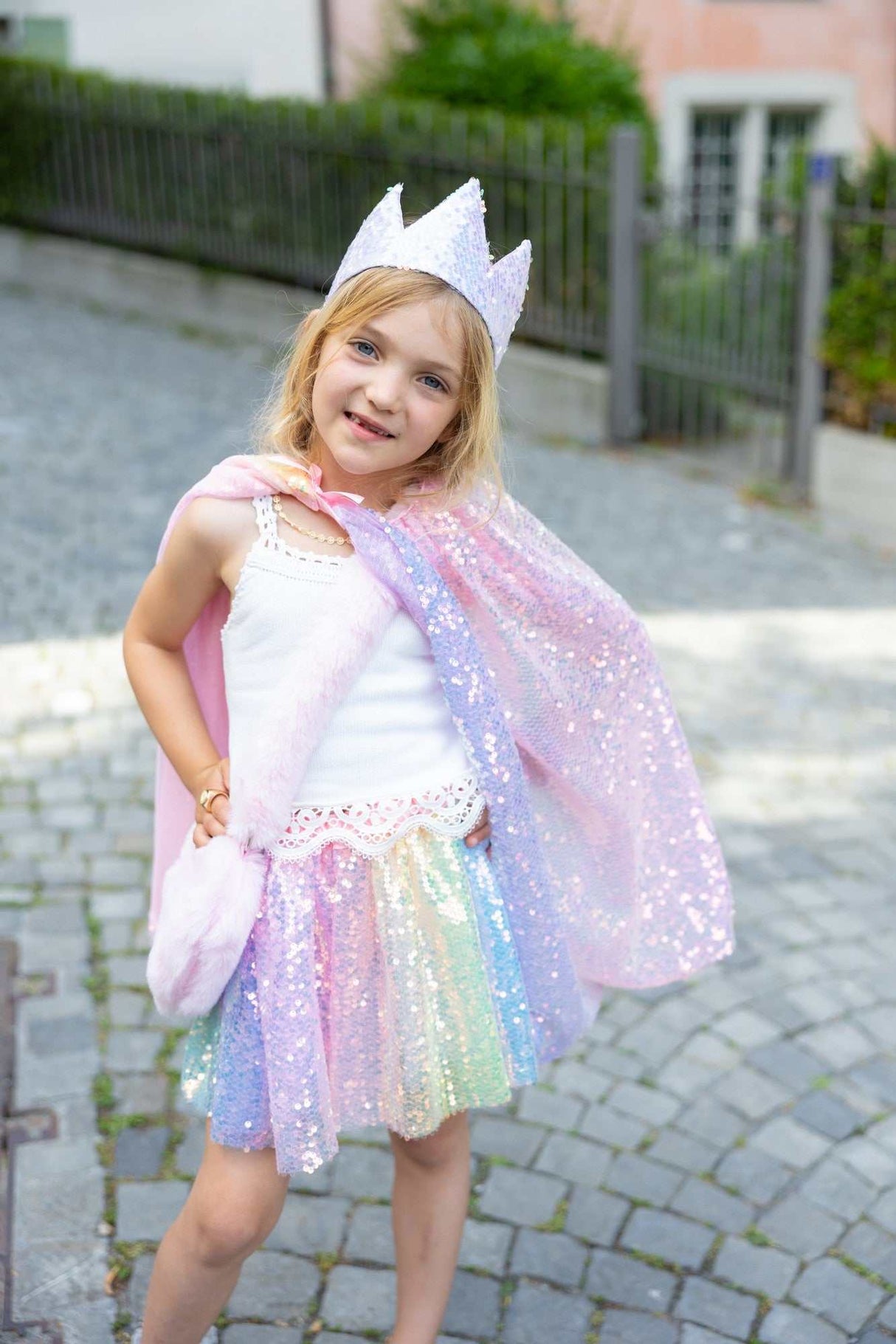 Paillettenrock Ombre Größe 4–6 Jahre