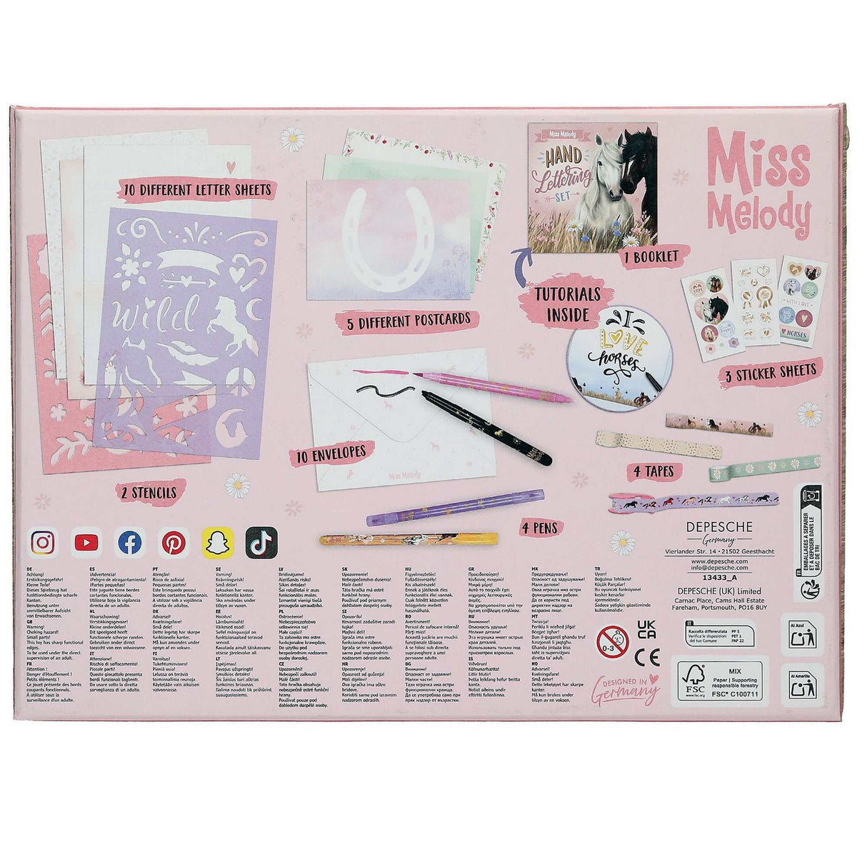Miss Melody Briefbox Handlettering