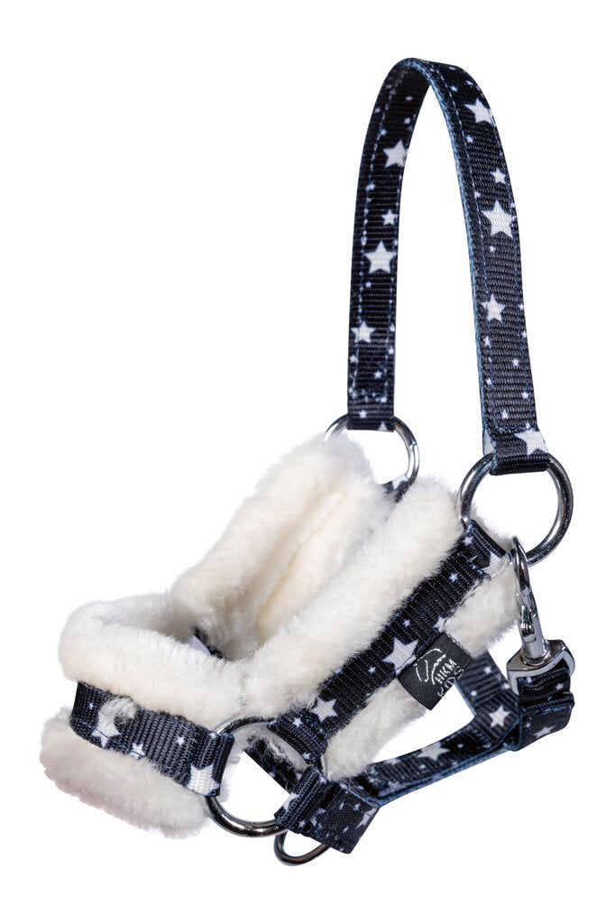 Hobby Horsing - Strick und Halfter / Navy mit Sternenmuster