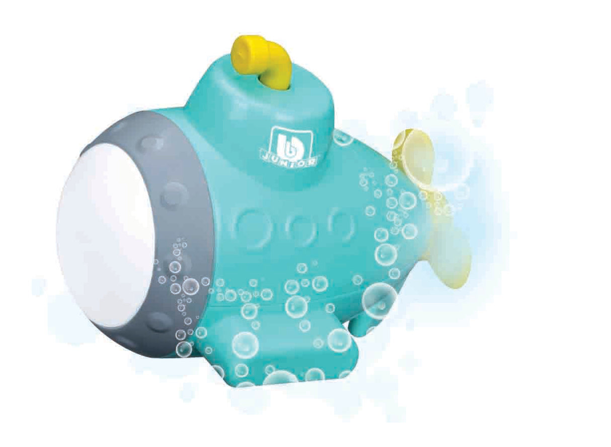 BB JUNIOR Splash'N Play Submarine bunter Unterwasser-Projektor für Badewanne und Pool