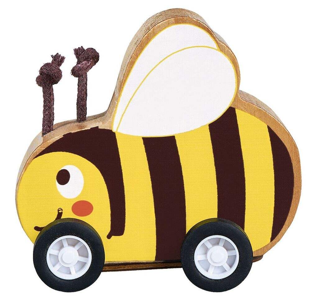 Flinke Rückziehtiere aus Holz (versch. Motive)