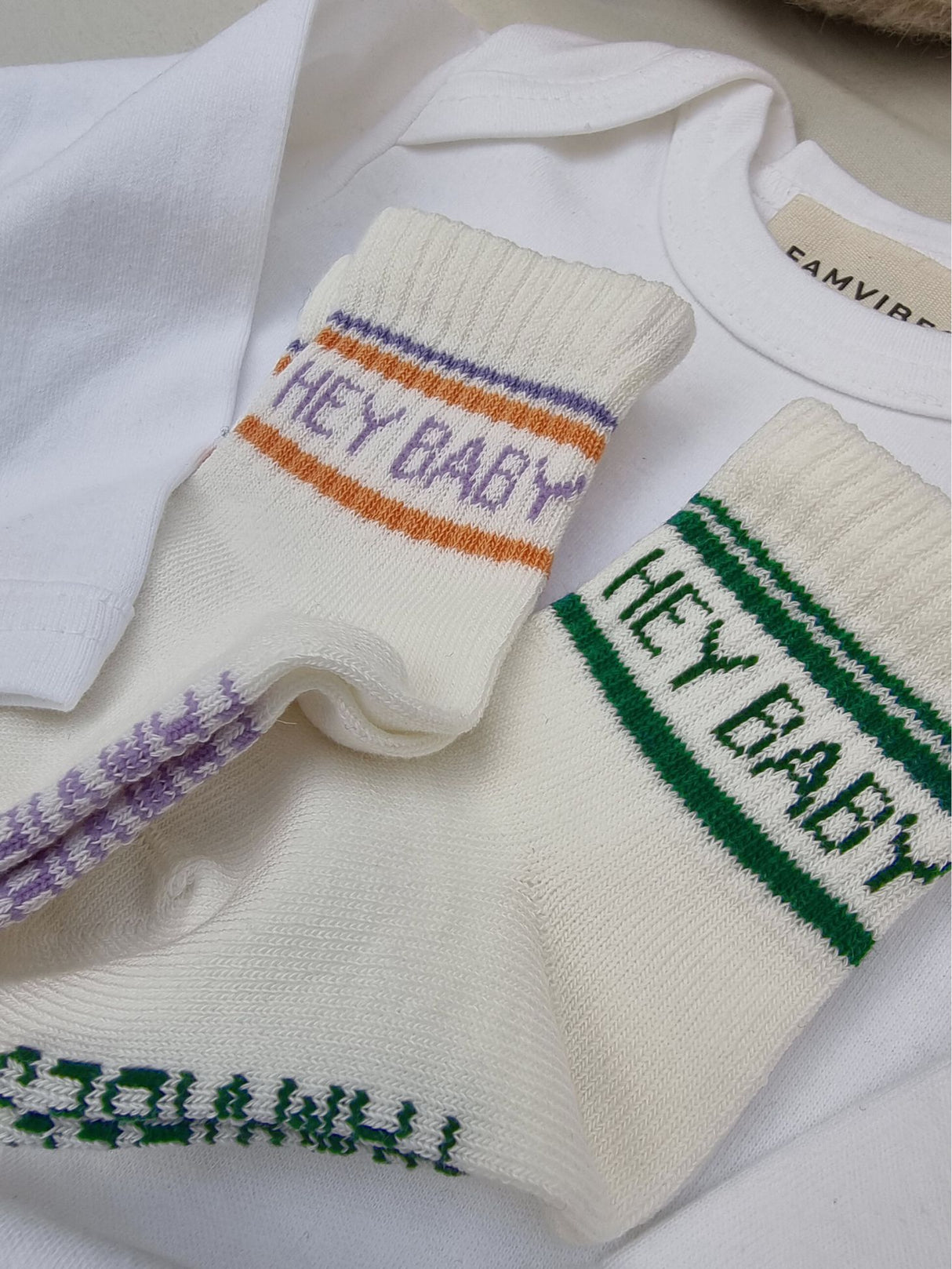 HEY BABY Socken grün
