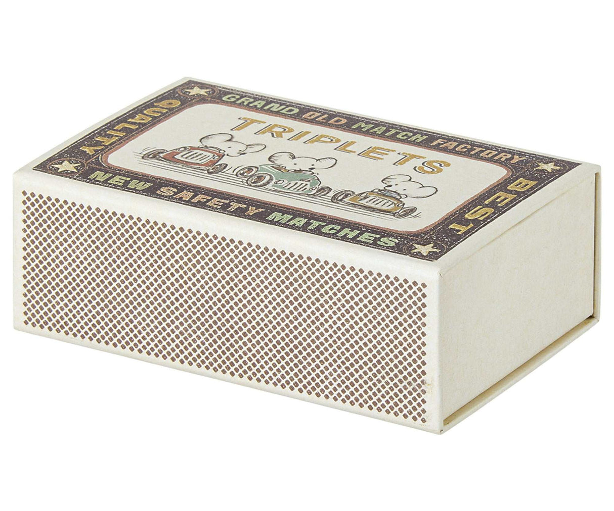 Drillinge, Babymäuse in der Streichholzschachtel