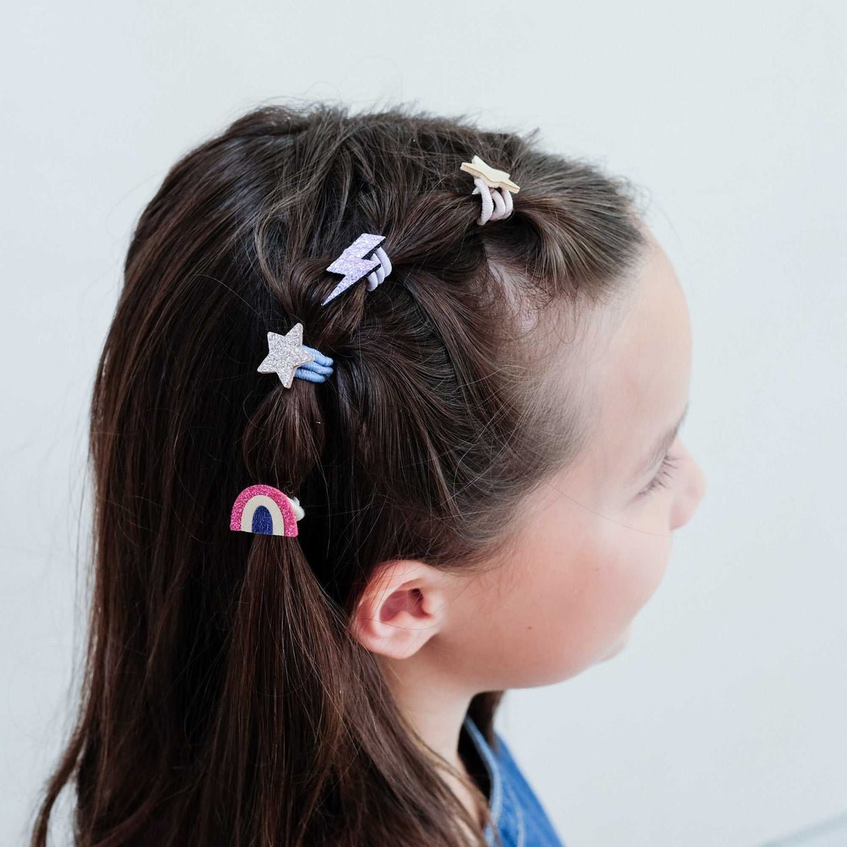 Mini Haargummis Regenbogen