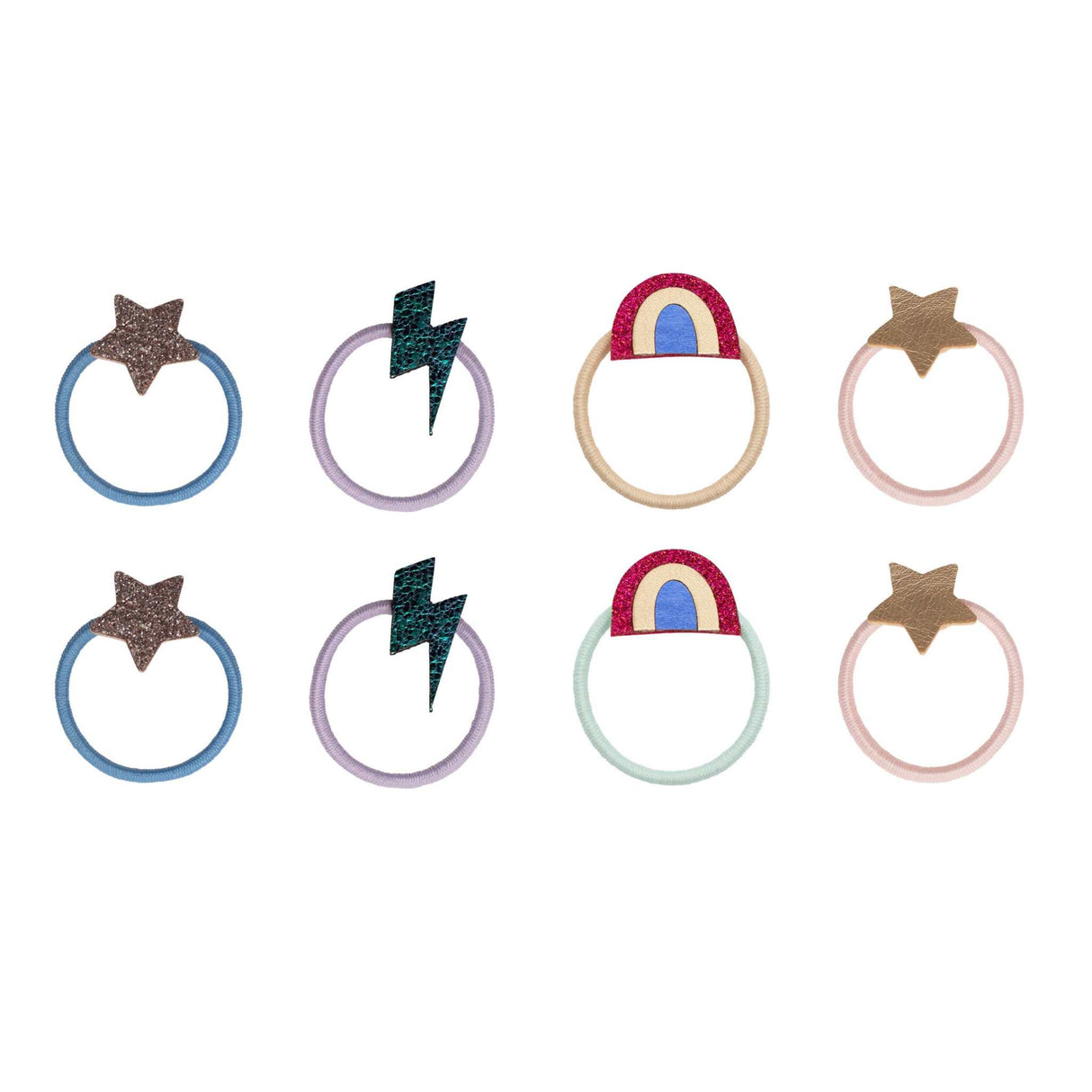 Mini Haargummis Regenbogen