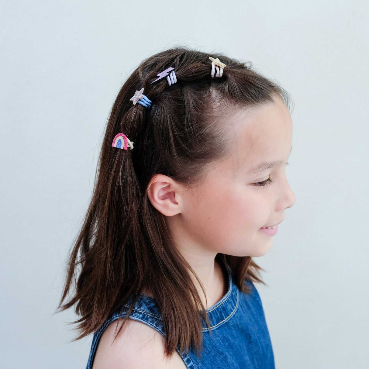 Mini Haargummis Regenbogen