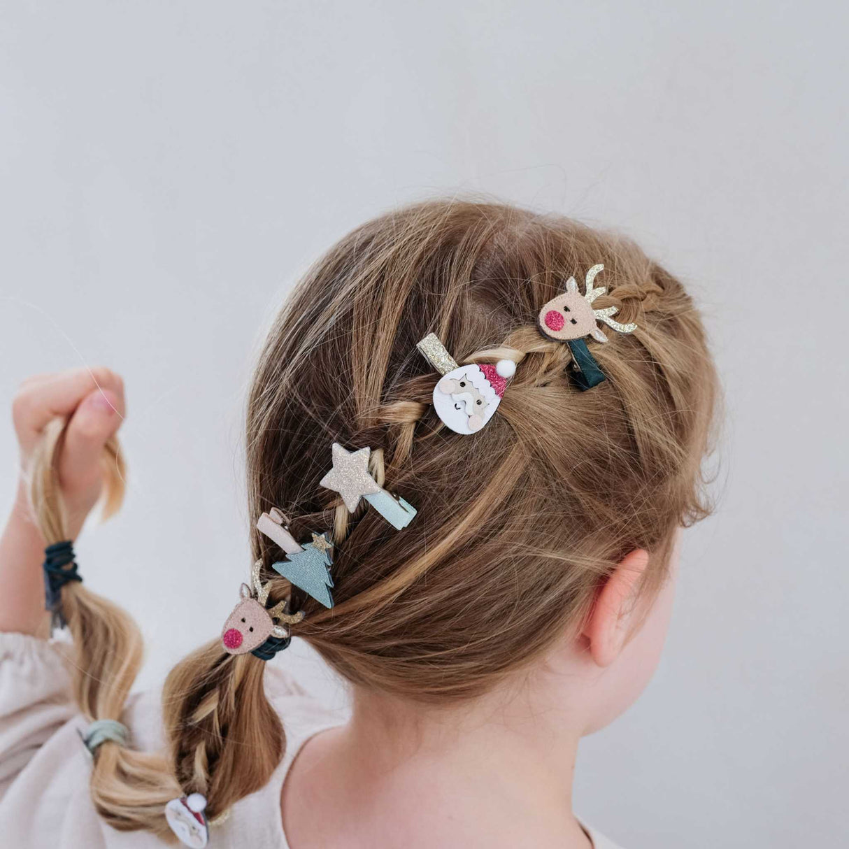 Haargummis Santa & Rudolph