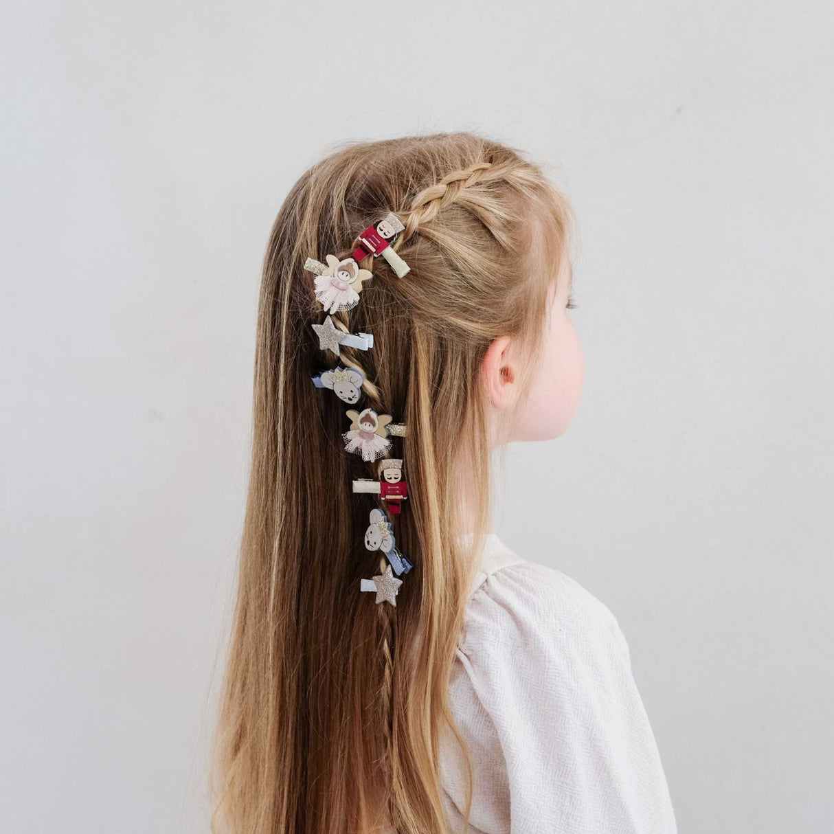 Haarclips Nussknacker Mini