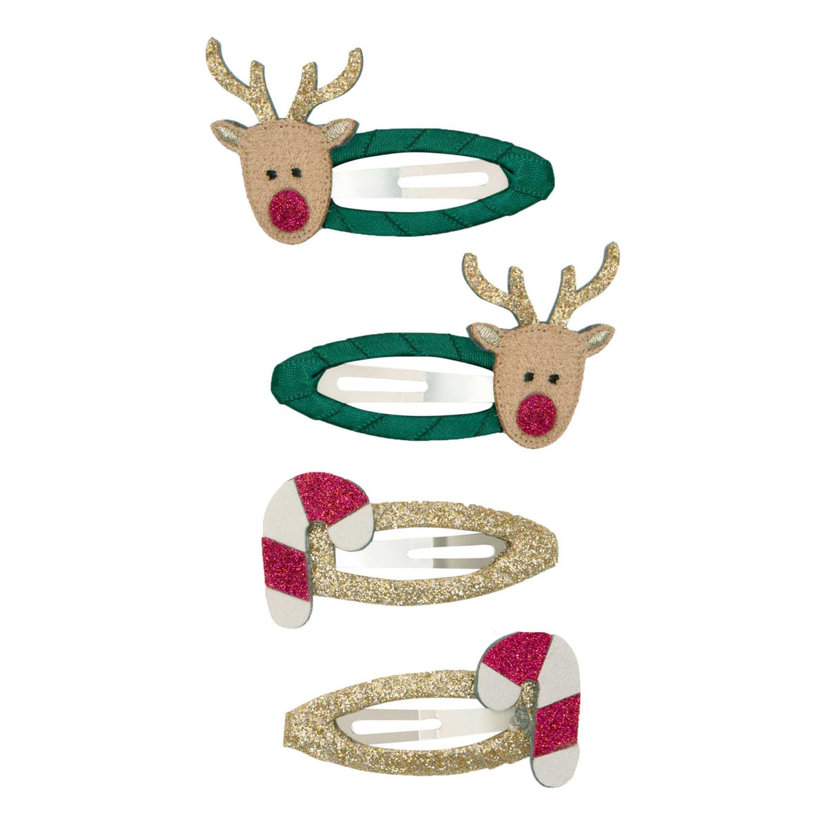 Haarclips Rudolph & Zuckerstange