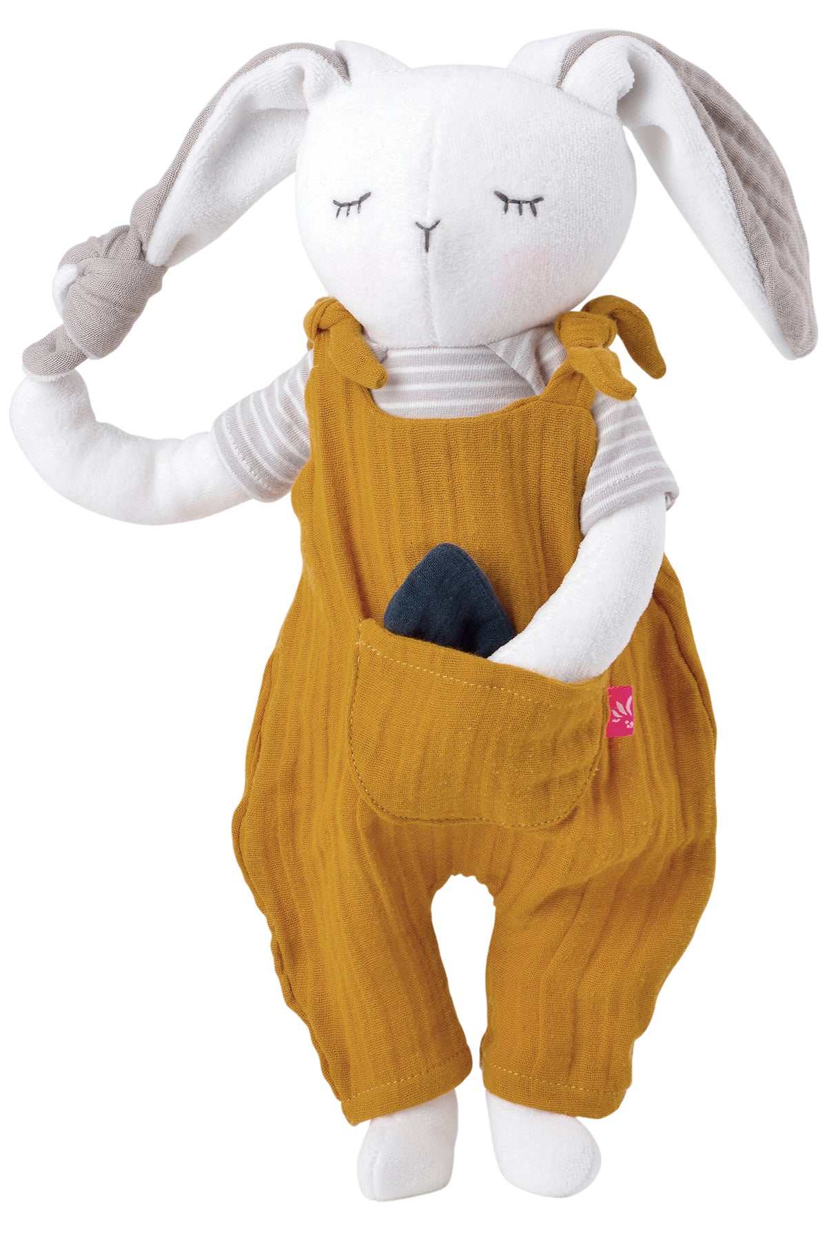 Hasenpuppe Boy große Jungen-Hasenpuppe aus 100% Bio-Baumwolle Kuscheltier
