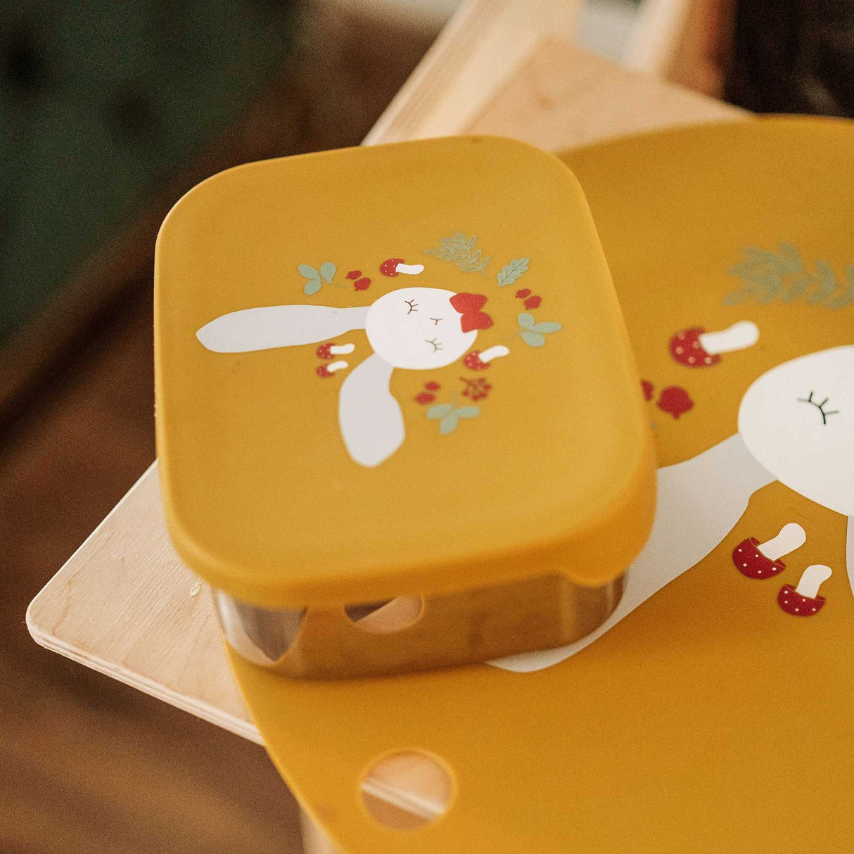 Brotdose Hase Mustard