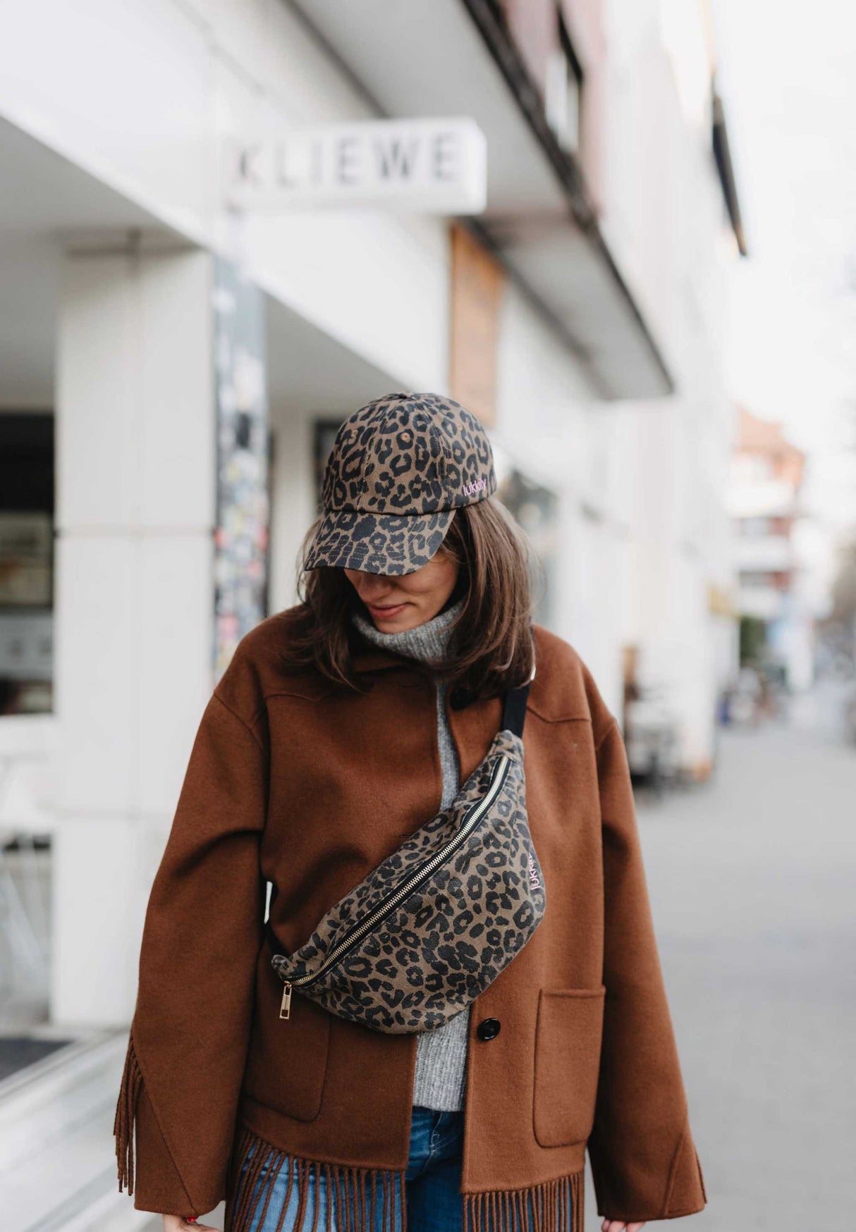 Belt Bag Big Canvas leo light brown