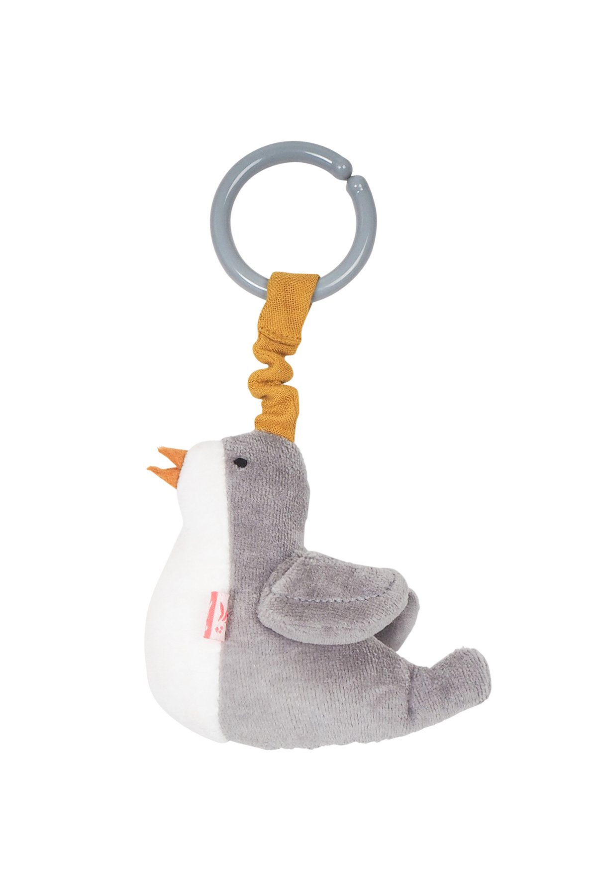 Minimobile Forest Friends aus Biobaumwolle für Babybettchen und Kinderwagen mit zartem Pfeifgeräusch