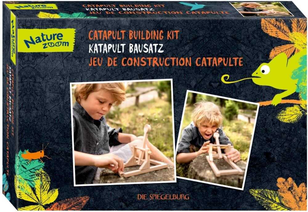 Katapult Bausatz Nature Zoom Holzbausatz für Kinder ab 5 Jahre mit Anleitung und Zubehör