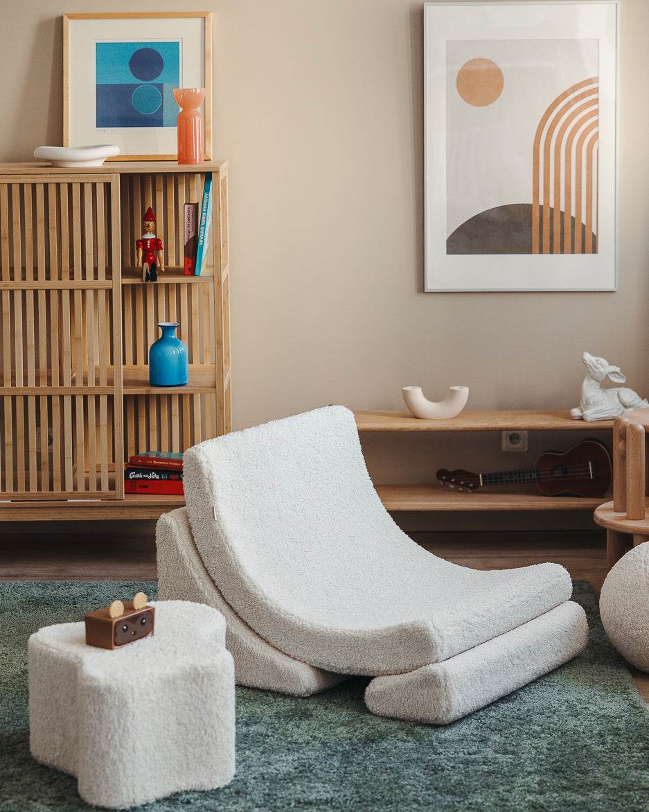 Cloud Pouffe/ Cream White