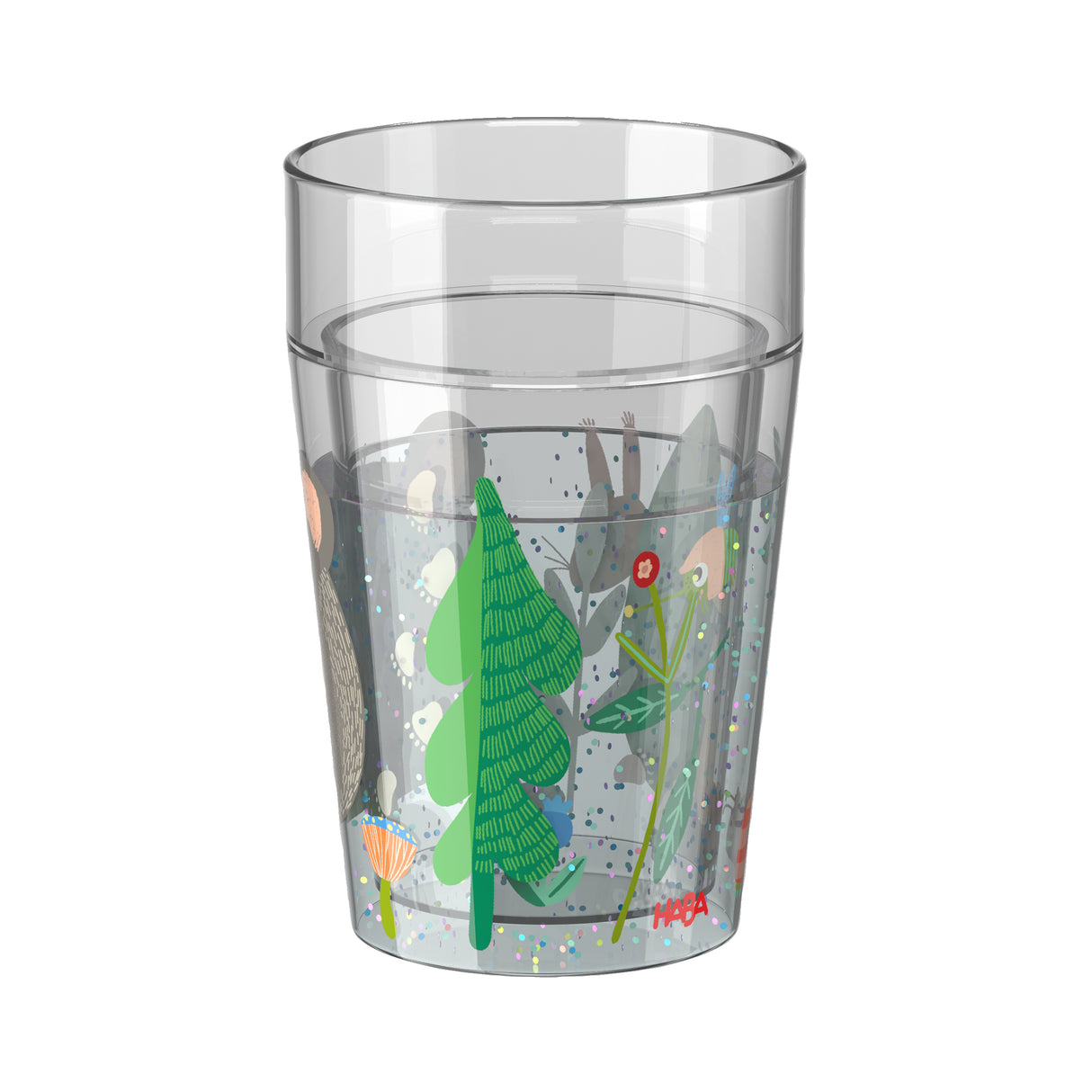 Glitzerbecher Wald, Motiv 1