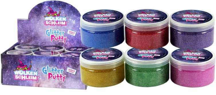 Wolkenschleim Glitzer (1Stück)