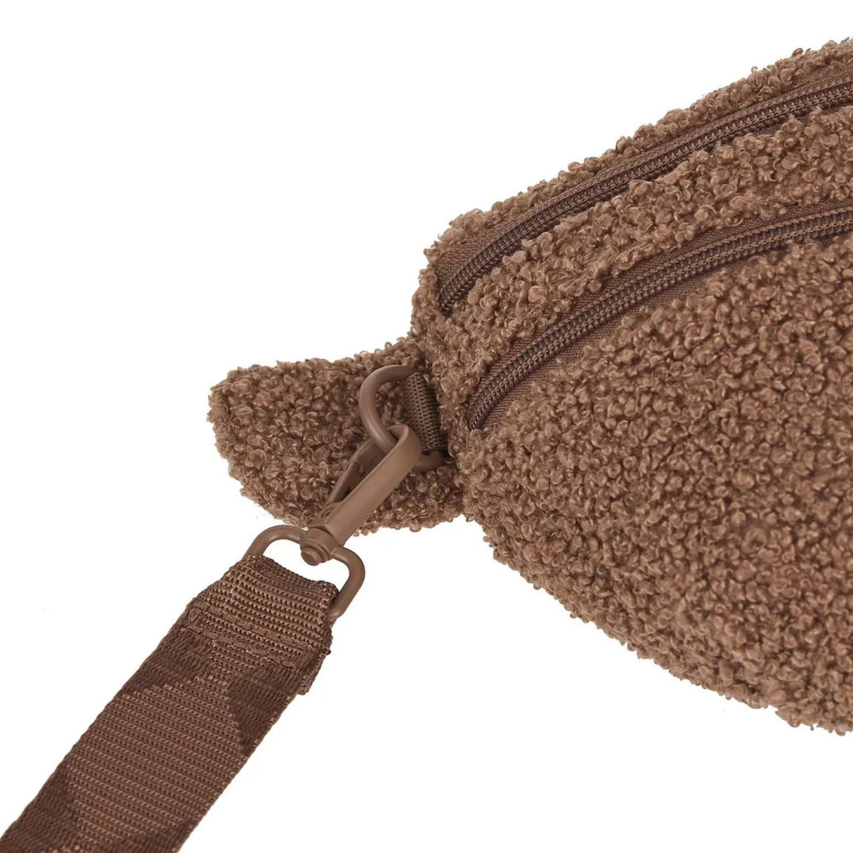 Leckerli Tasche Emma/ Teddy-Fleece brown