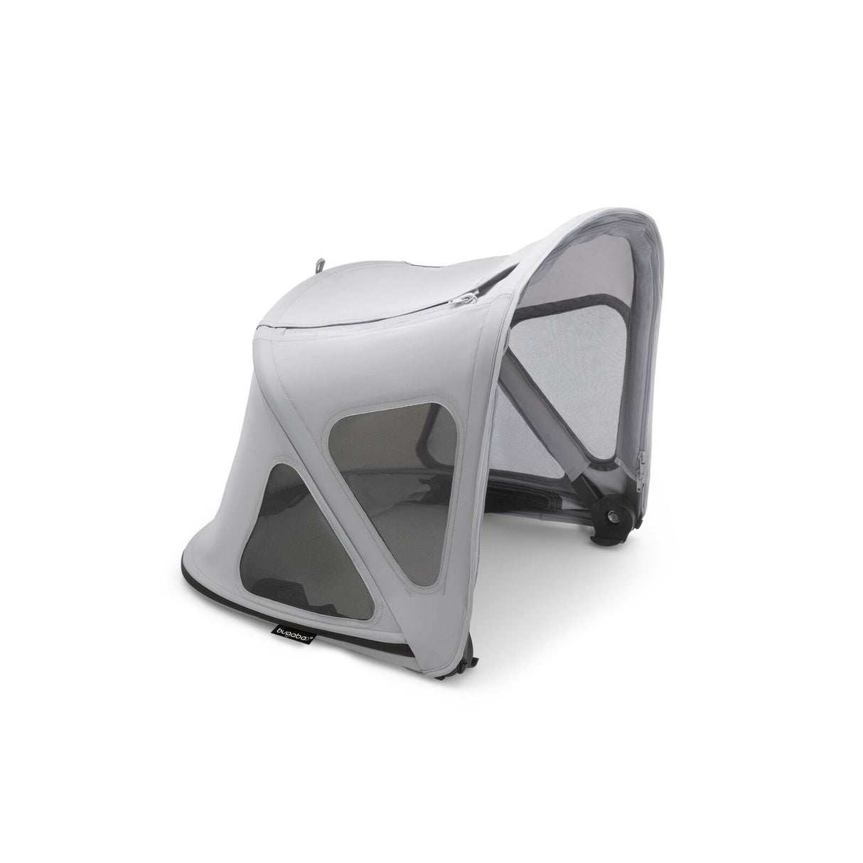 Bugaboo Fox 2/Cameleon 3 Sonnendach mit Lüftungsfenstern Nebelgrau