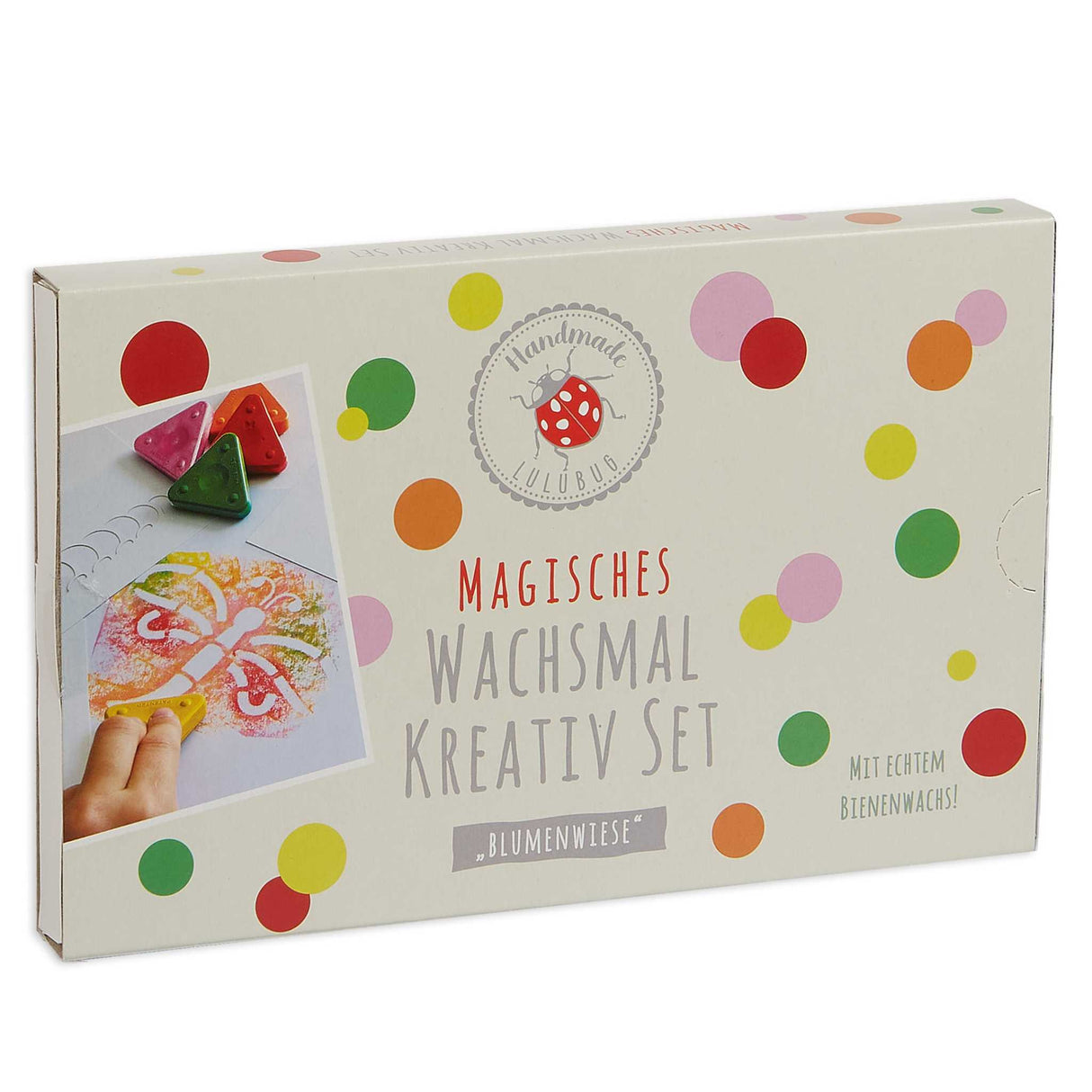 Magisches Wachsmal- Kreativ Set Blumenwiese