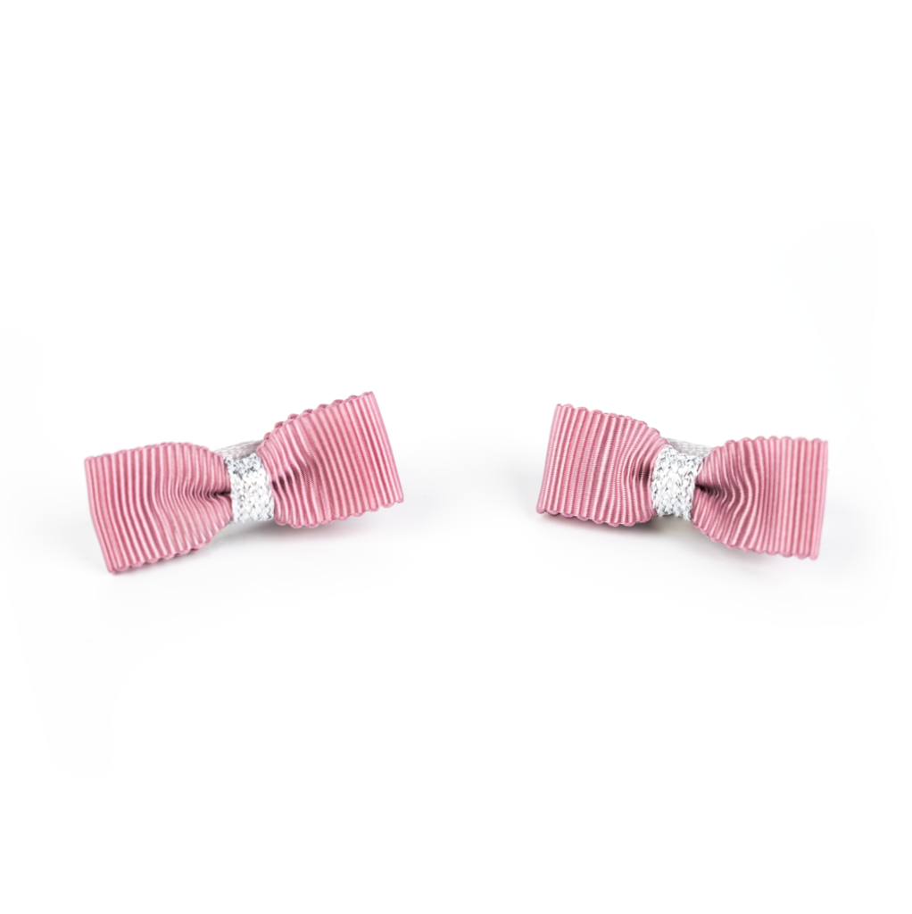 Haarspangen- Set Mini Schleife - pink