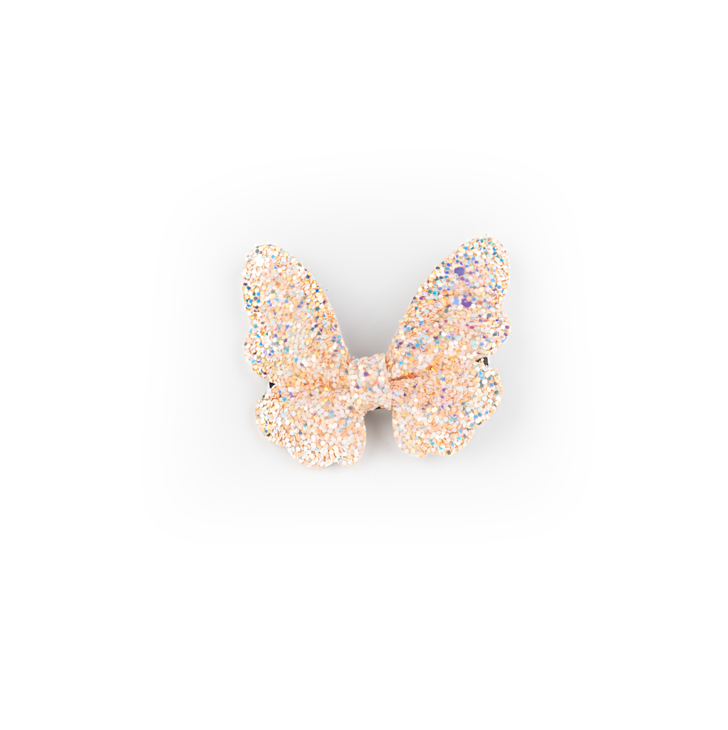 Haarspange Schmetterling - Glitzer