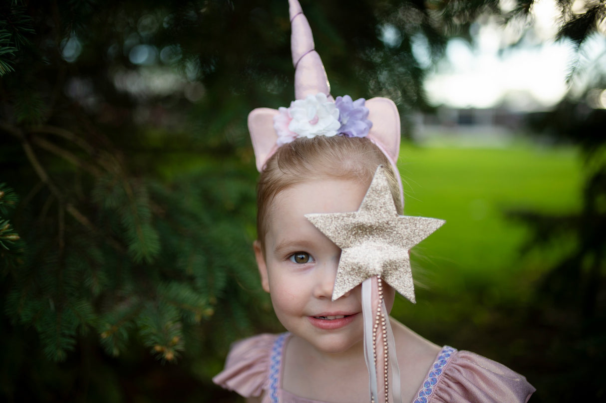 Einhorn-Kleid & Haarreif 3-4 Jahre