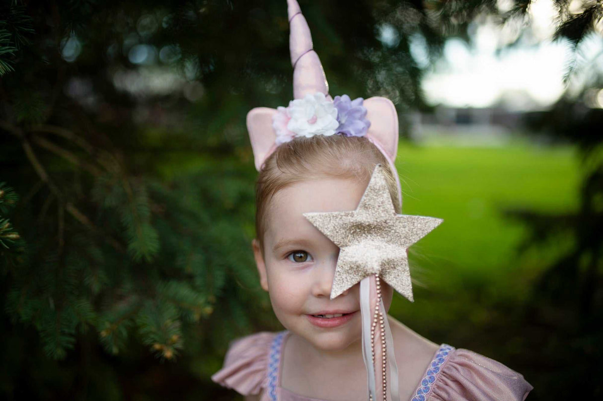 Einhorn-Kleid & Haarreif 5-6 Jahre