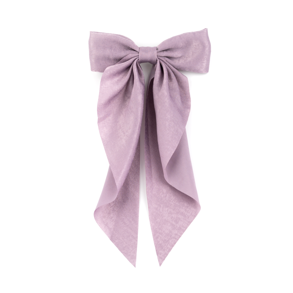 Haarspange Schleife Samt - lavendel