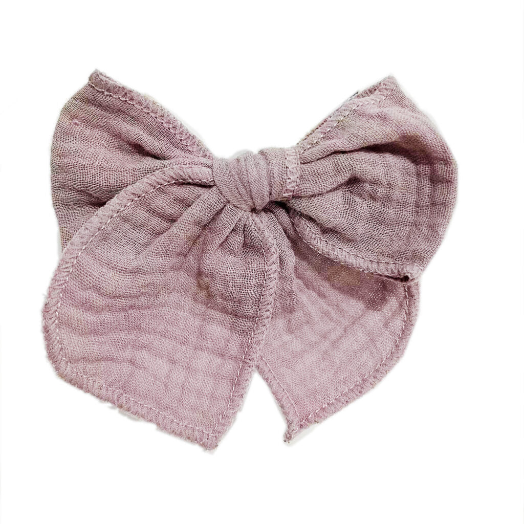 Haarspange Schleife - lavendel