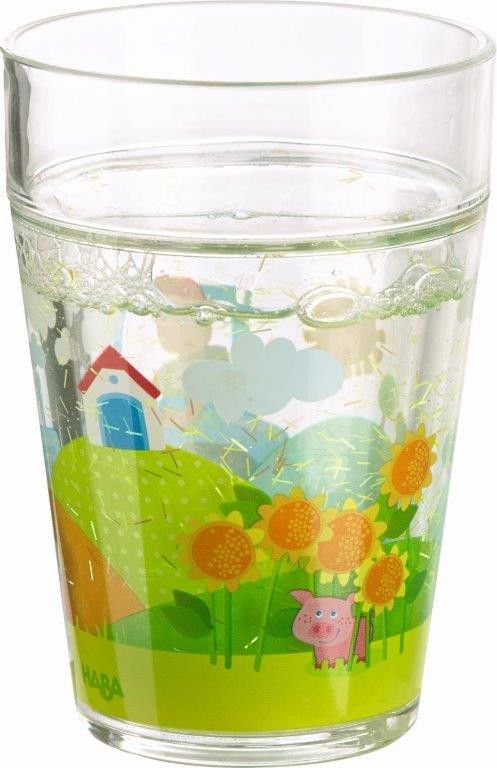 Glitzerbecher Traktor