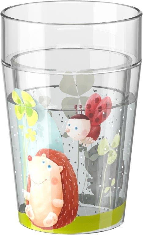 Glitzerbecher Glück