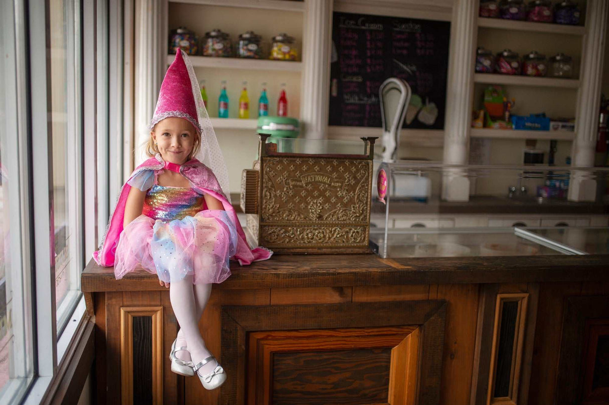 Glitzer-Prinzessinnenhut pink