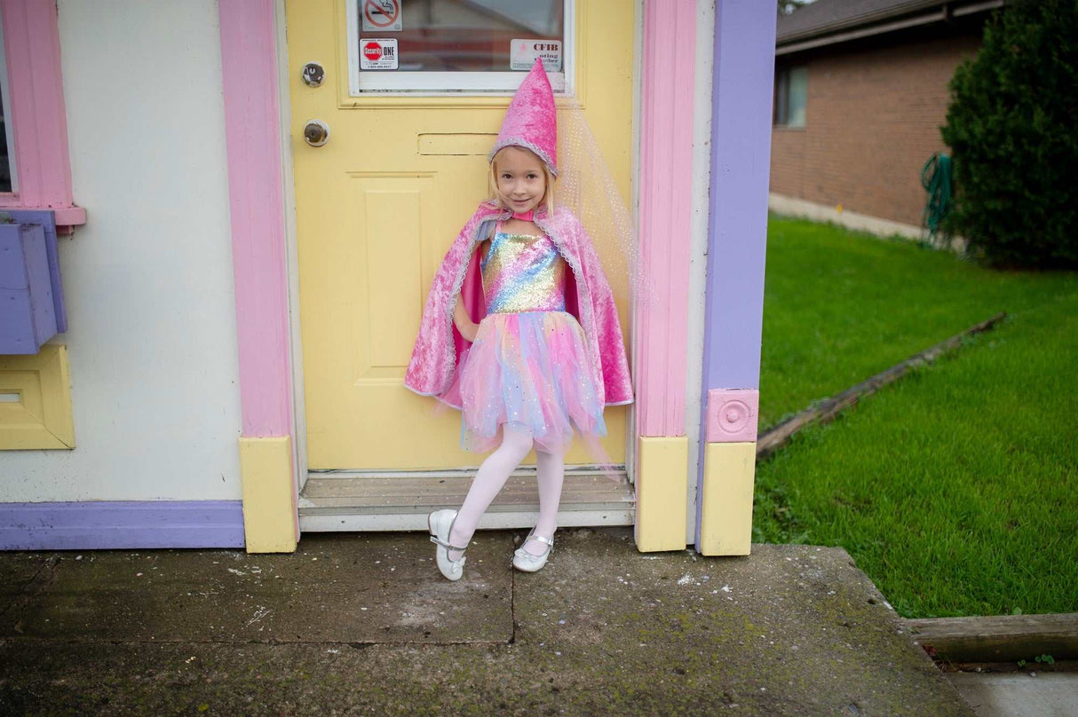 Glitzer-Prinzessinnenhut pink