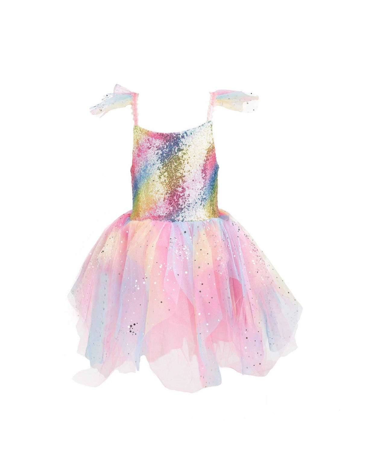 Kleid Regenbogenfee 5-6 Jahre
