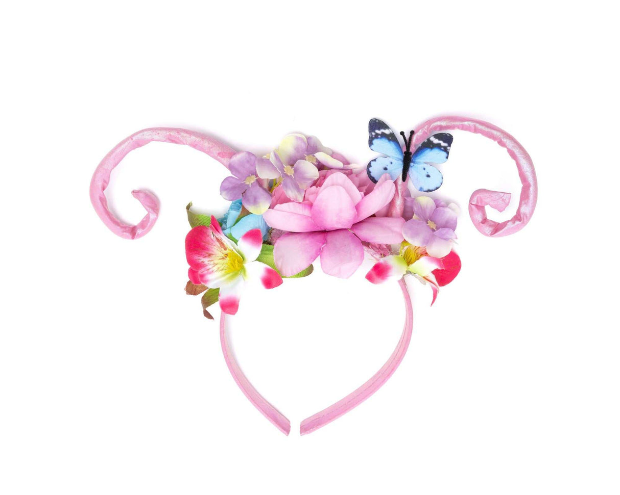 Schmetterlings-Kleid & Haarreif 5-6 Jahre