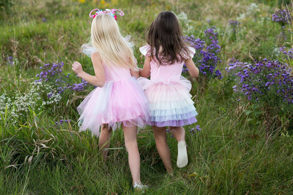 Schmetterlings-Kleid & Haarreif 5-6 Jahre