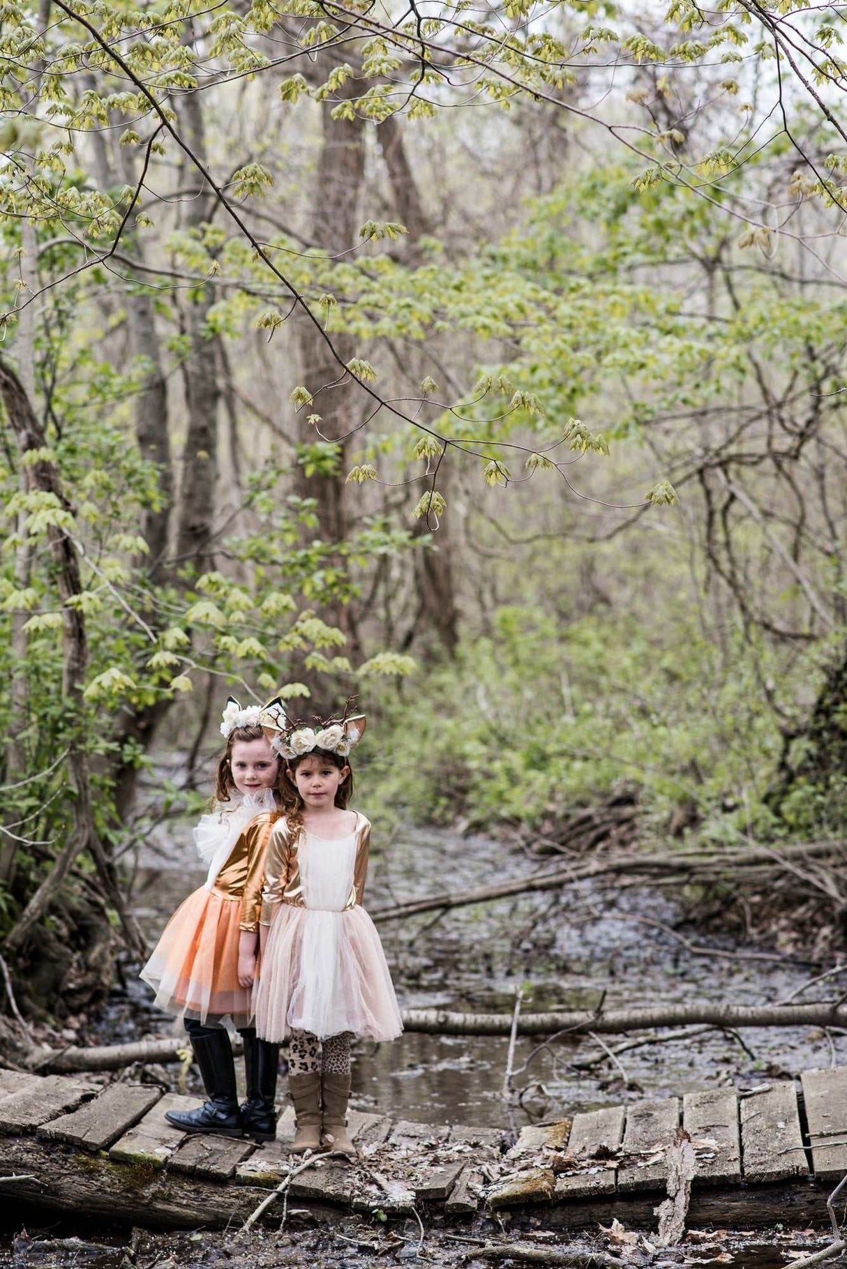 Woodland Reh Kleid & Kopfbedeckung 5-6 Jahre