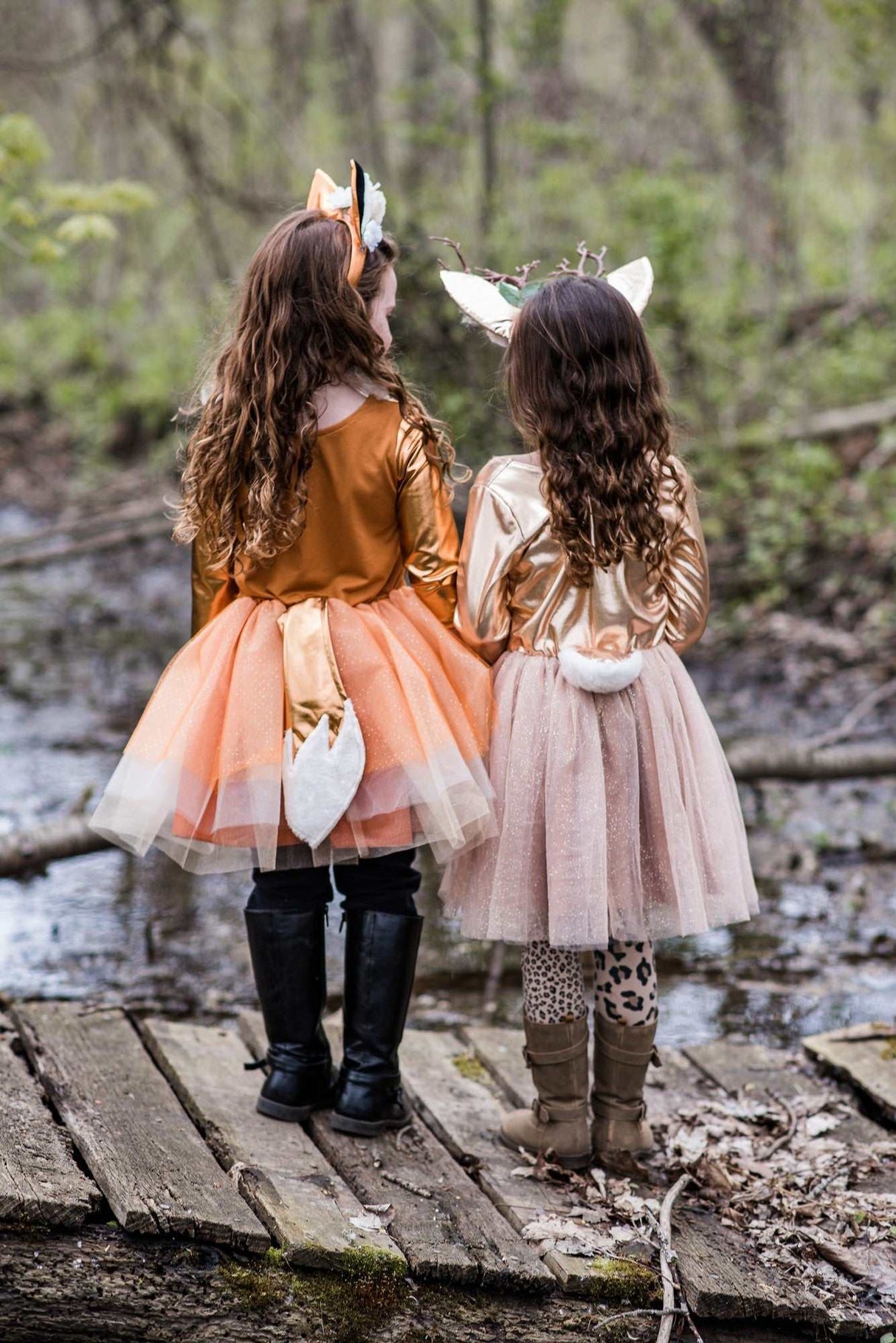 Woodland Reh Kleid & Kopfbedeckung 5-6 Jahre