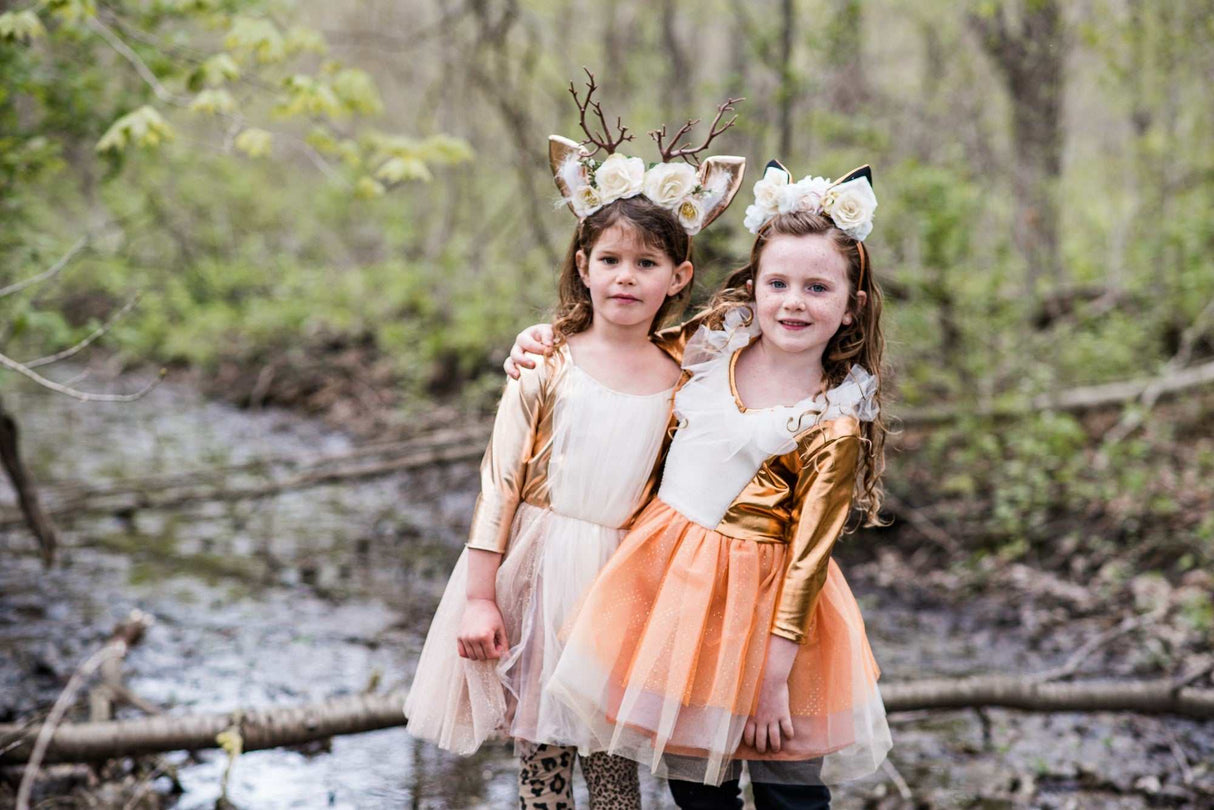 Woodland Reh Kleid & Kopfbedeckung 5-6 Jahre