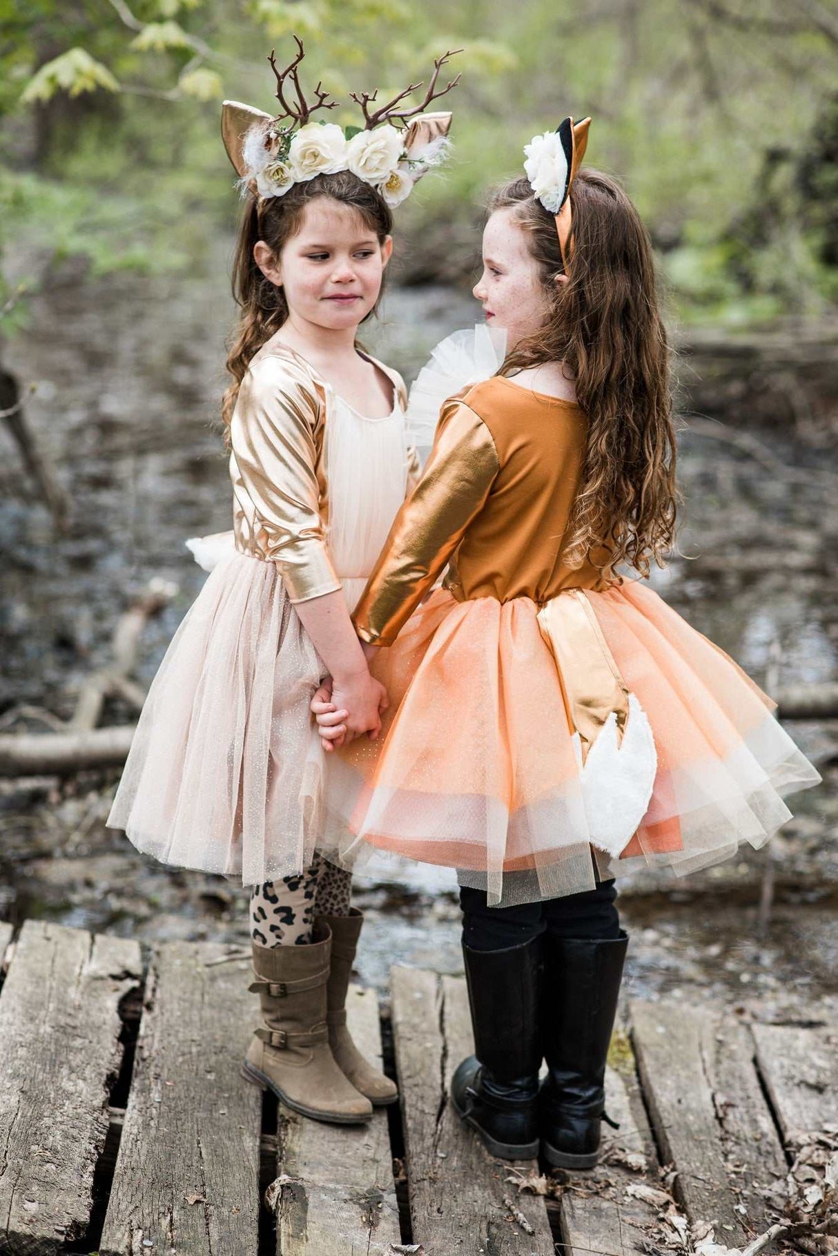 Woodland Reh Kleid & Kopfbedeckung 5-6 Jahre