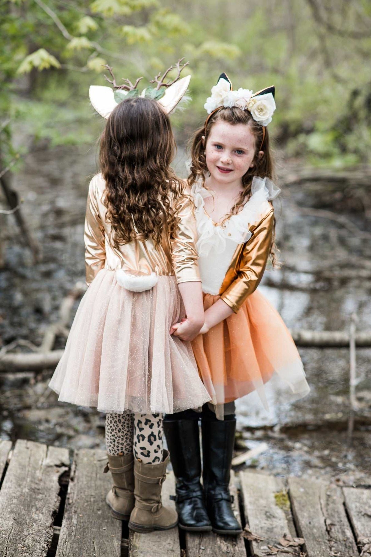 Woodland Reh Kleid & Kopfbedeckung 5-6 Jahre