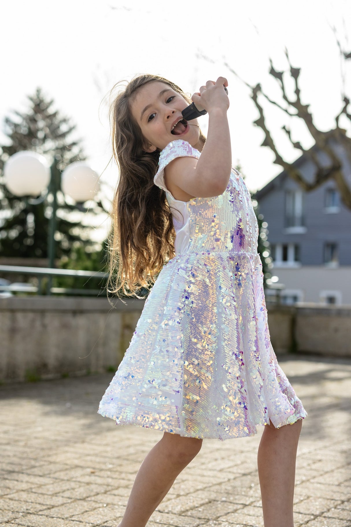 Paillettenkleid Concert Queen 5-6 Jahre