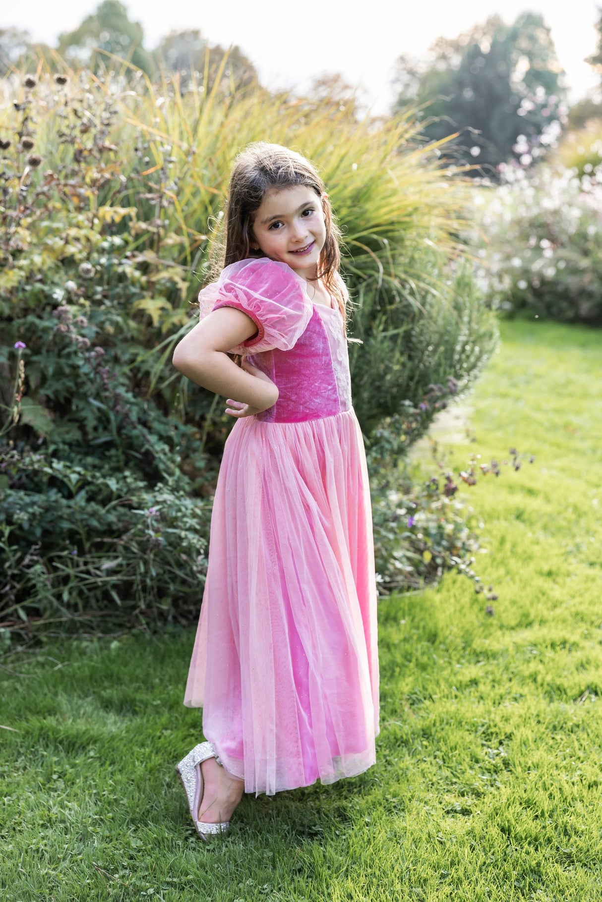 Rosé Sorbet Prinzessinnenkleid 7-8 Jahre