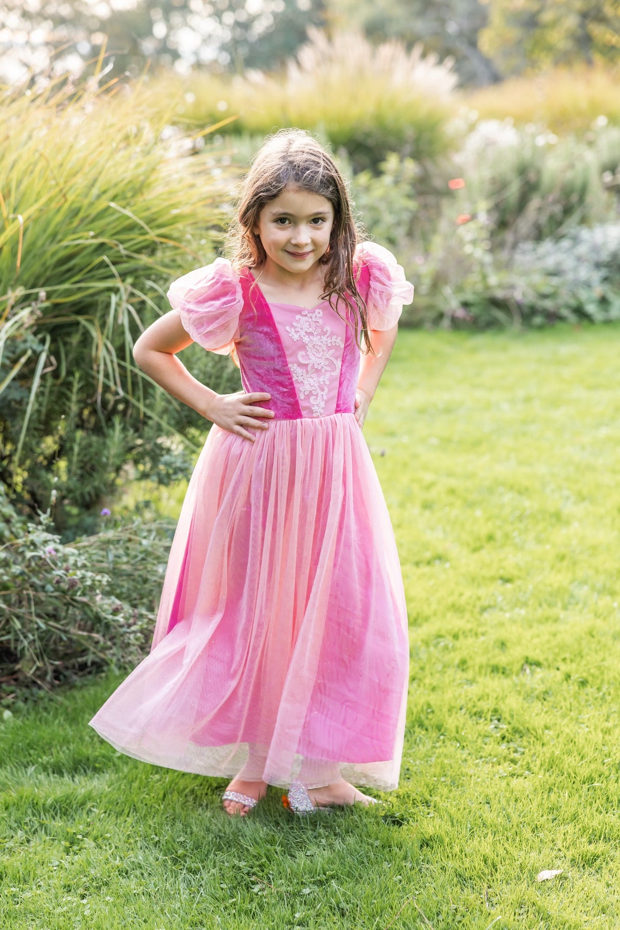 Rosé Sorbet Prinzessinnenkleid 3-4 Jahre