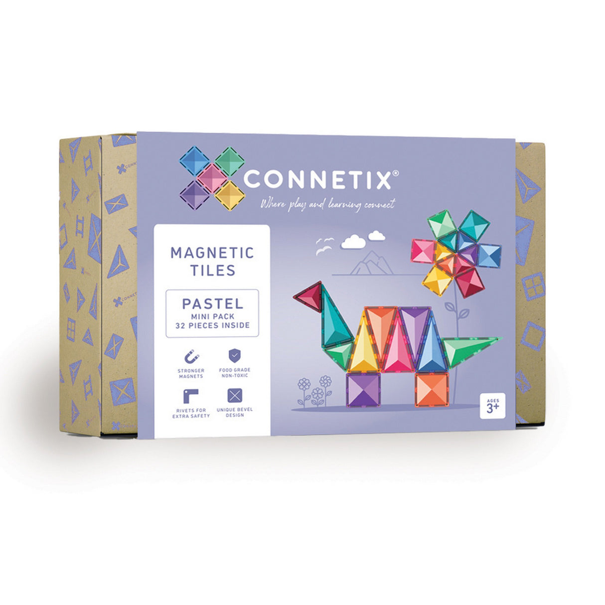 Magnetbausteine Pastell Mini Pack 32 Teile