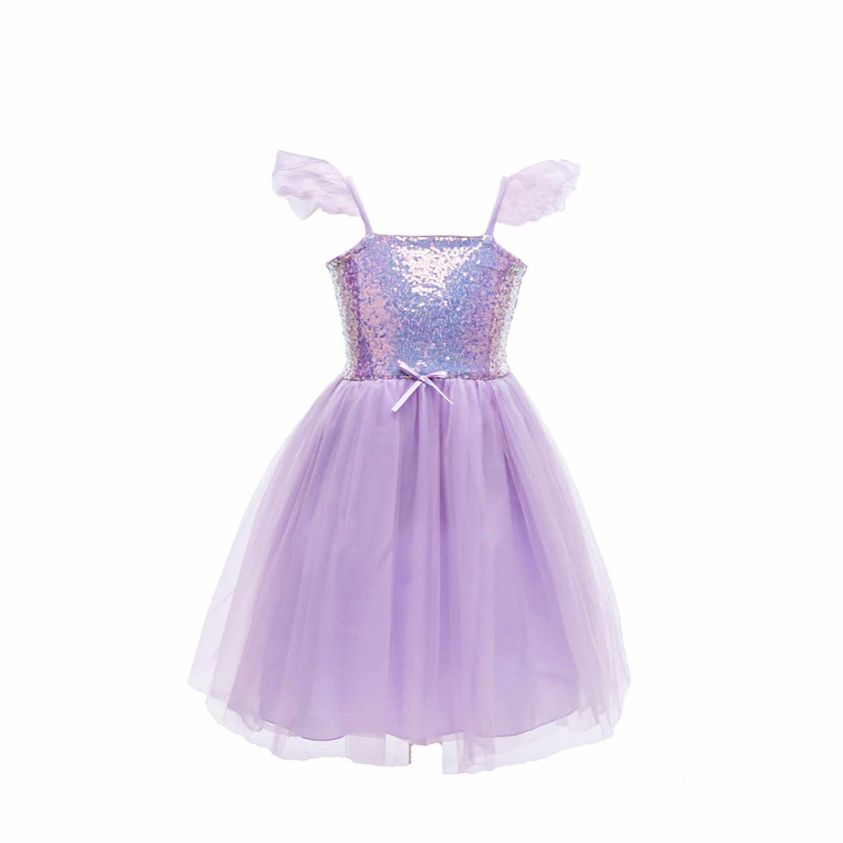 Lila Paillettenkleid Prinzessin 3-4 Jahre
