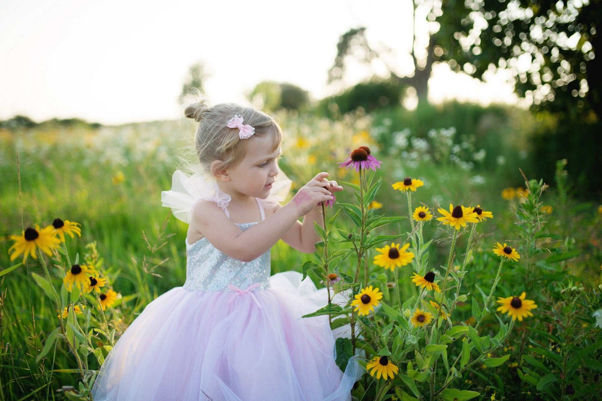 Rosa Pailletten-Prinzessinnenkleid 5-6 Jahre