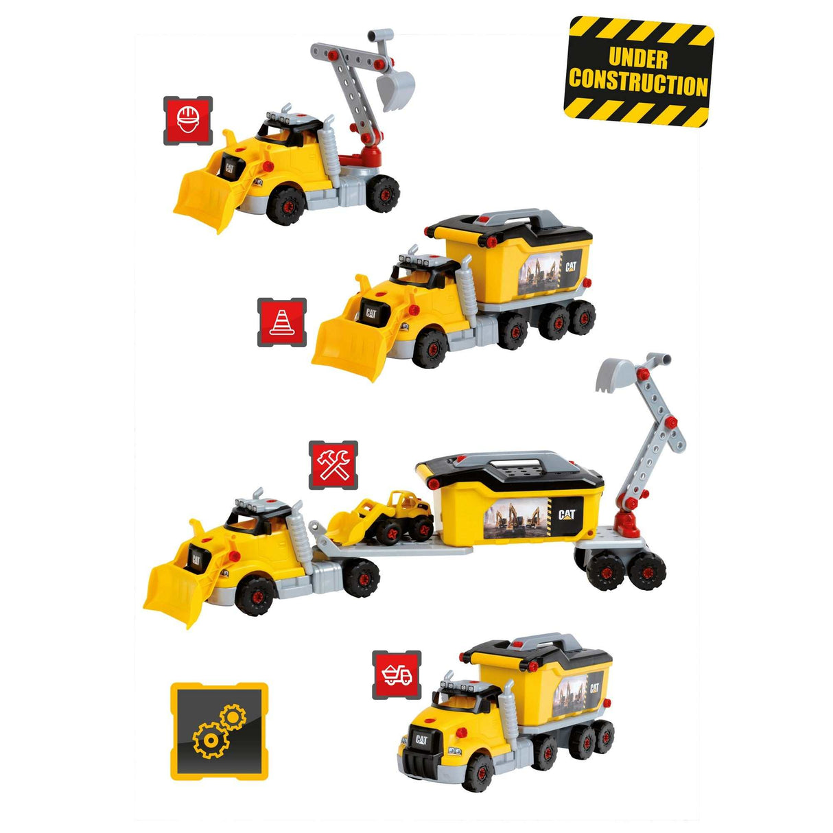 Cat - Schraubtruck Set 4 in 1