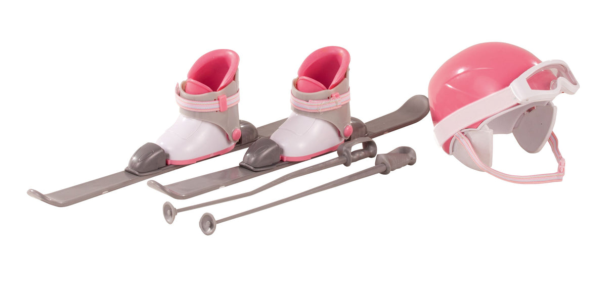 Puppen Ski-Set Alpin 50 cm